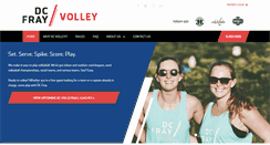 Desktop Screenshot of dcvolley.com